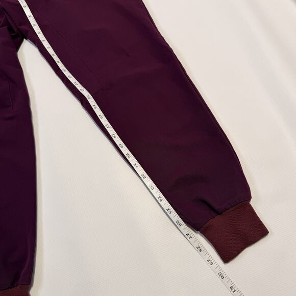 Figs Scrub Set Mens Medium Deep Purple Leon Top Tansen Jogger Pants - Picture 7 of 14